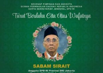 DPD RI Berduka Sabam Sirait Wafat