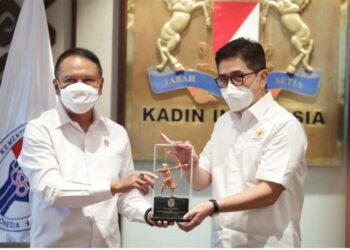 Usai Tandatangan Nota Kesepahaman Dengan Kadin, Menpora Yakin Industri Olahraga Indonesia Berkembang dan Maju