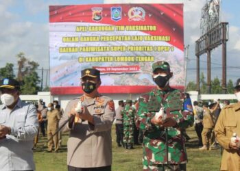 Kejar Target Vaksinasi 70 Persen di Lombok Tengah, Begini Kata Danrem 162 Wira Bhakti dan Kapolda NTB