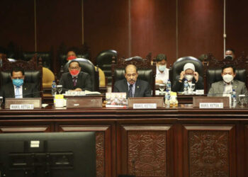 Sidang Paripurna Luar Biasa DPD RI Sahkan Pertimbangan RUU APBN 2022