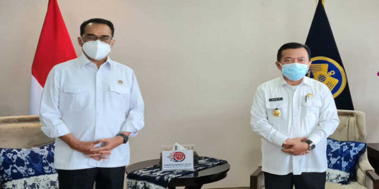 Percepat Pembangunan Jambi, Al Haris Temui Menhub Bahas Ujung Jabung dan Jalur Kereta