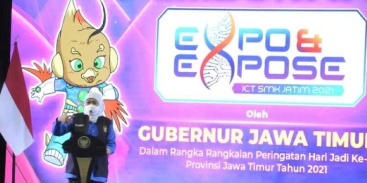 Khofifah Puji Kehebatan Pelajar SMK Ciptakan Inovasi Ditengah Pandemi