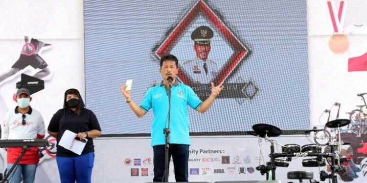 Muhammad Rudi Test Infrastruktur Jalan Dengan Giat Fun Bike and Run