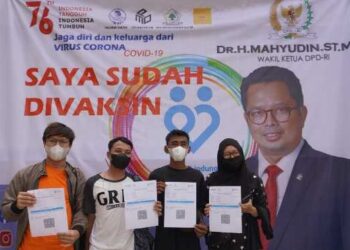 Sediakan 10.000 Dosis Vaksin, Mahyudin Senator Pertama Gelar Vaksinasi Massal di Kaltim