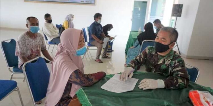 Kodim 0736/Batang Gelar Vaksinasi Massal