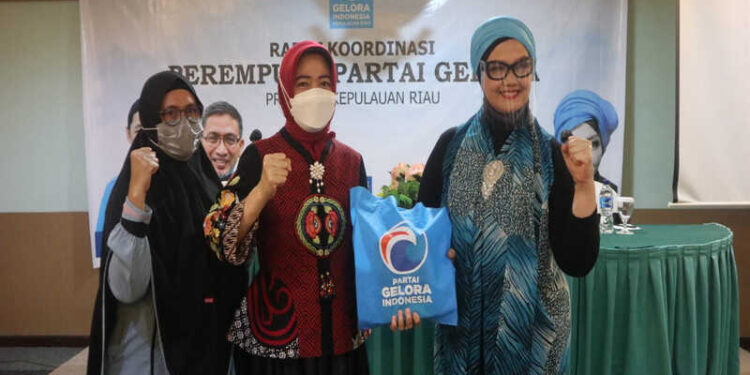 Gembleng Kader Perempuan Partai Gelora Kepri, Ratih: Jangan Malu ‘Berebut Pengaruh’ dengan Laki-laki