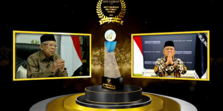 Wujudkan Keterbukaan Informasi Publik, Kemendag Raih ‘Badan Publik Informatif’ Tahun 2021