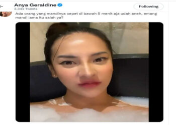 Anya Geraldine Pamer Berendam di Bathtub, Bikin Salah Fokus
