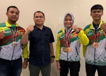 Rektor Unilak Secara Khusus Undang Tiga Mahasiswa Peraih Medali PON XX Papua