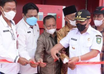 Bagus Santoso Resmikan Pertashop Pertama di Kabupaten Bengkalis