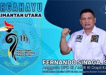 HUT Ke 9 Provinsi Kaltara, Fernando Sinaga: Momentum Realisasikan PSN