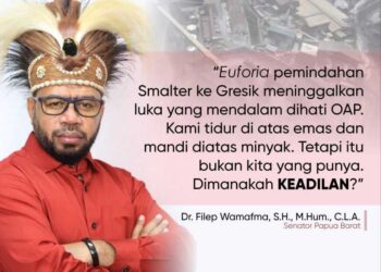 Filep: Torang Bisa di PON Tong Tra Bisa Bangun Smelter