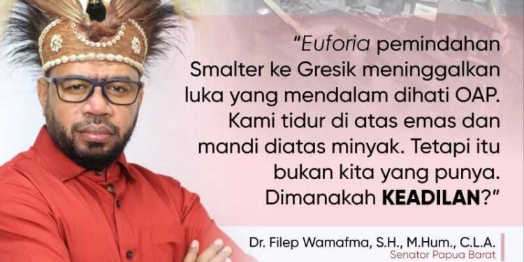Filep: Torang Bisa di PON Tong Tra Bisa Bangun Smelter