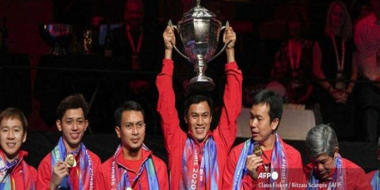 Kalahkan China, Indonesia Juara Piala Thomas 2020