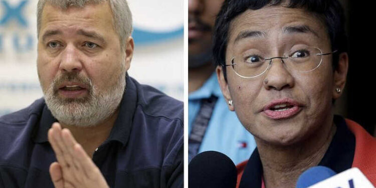 Berani Perjuangkan Kebebasan Bereskpresi, Jurnalis Filipina dan Rusia Menangkan Nobel Perdamaian