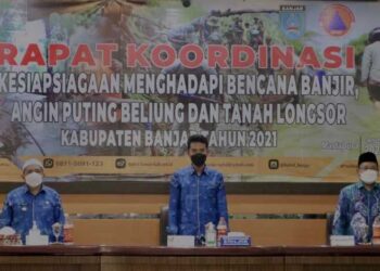 Pemkab Banjar Gelar Rakor Kesiapsiagaan Bencana