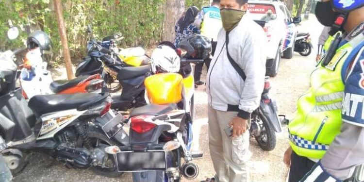 Satlantas Polres Blora Tindak Tegas Pengguna Knalpot Bising