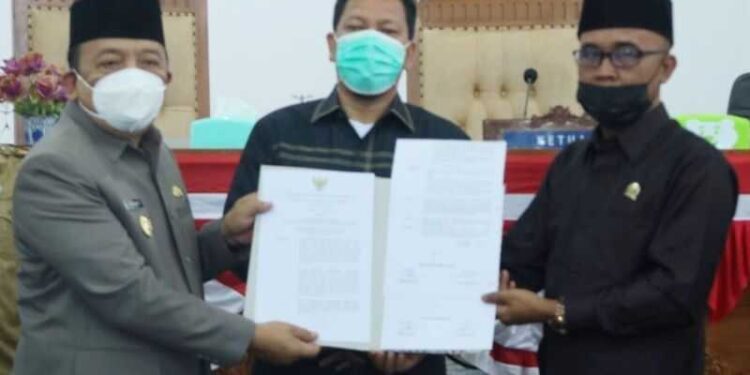 Delapan Fraksi DPRD Kabupaten Seluma Setujui RPJMD 2021-2026 Jadi Perda