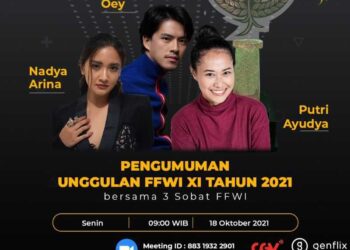 MorgAn Oey, Putri Ayudya dan Nadya Arina Akan Bacakan Unggulan FFWI 2021
