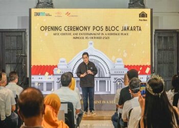 Erick Thohir Resmikan Ruang Kreatif Publik, Pos Bloc Jakarta