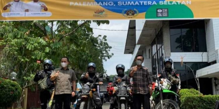 Tim Jelajah Kebangsaan Wartawan Tiba di Palembang
