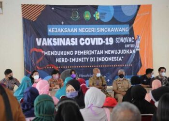 Percepat Vaksinasi, Kejari Singkawang Sediakan 250 Kuota Vaksin Sinovac