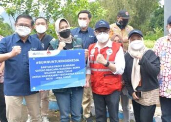 Satgas Bencana BUMN Salurkan Bantuan Kedua Wilayah Paling Terdampak