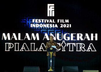Hadiri Malam Anugerah Piala Citra FFI 2021, Presiden Bangga Sineas Indonesia Menangi Festival Film Dunia