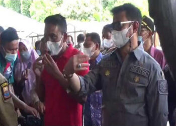 Mentan Syahrul Usir Wartawan di Jambi Saat Tinjau Gudang Pinang