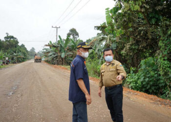 Gubernur Jambi Tinjau Jalan Multi Years Talang Pundak-Suak Kandis