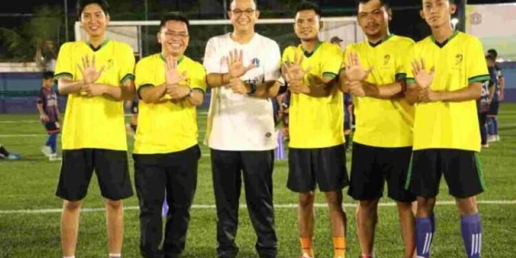 Anies Baswedan Resmikan Lapangan Ingub Muara Angke