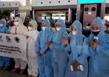 Melalui Bandara Internasional Soekarno-Hatta, Menaker Lepas PMI ke Taiwan