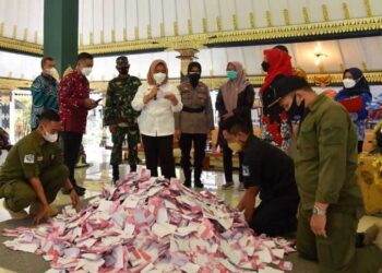 Jalankan Prokes Covid-19, Disperindag Sleman Gelar Undian Berhadiah
