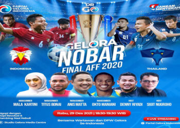 Dukung Timnas Indonesia, Partai Gelora Gelar Nobar Serentak Final Piala AFF
