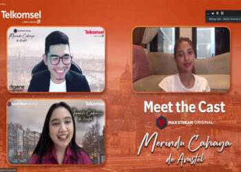 Telkomsel Gelar Acara Meet the Cast Bersama para Pemain Film Merindu Cahaya de Amstel