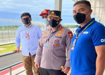 Kapolri Cek Kesiapan Pramusim MotoGP Mandalika