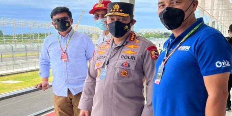 Kapolri Cek Kesiapan Pramusim MotoGP Mandalika