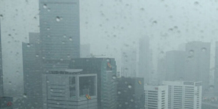 Prakiraan, Jakarta Diguyur Hujan Ringan Siang Ini