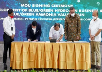 Pupuk Indonesia, Pertamina dan Mitsubishi Kembangkan Energi Hijau