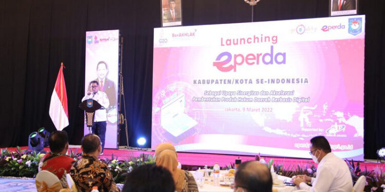 Kemendagri Launching Aplikasi e-Perda untuk Integrasi Produk Hukum Daerah
