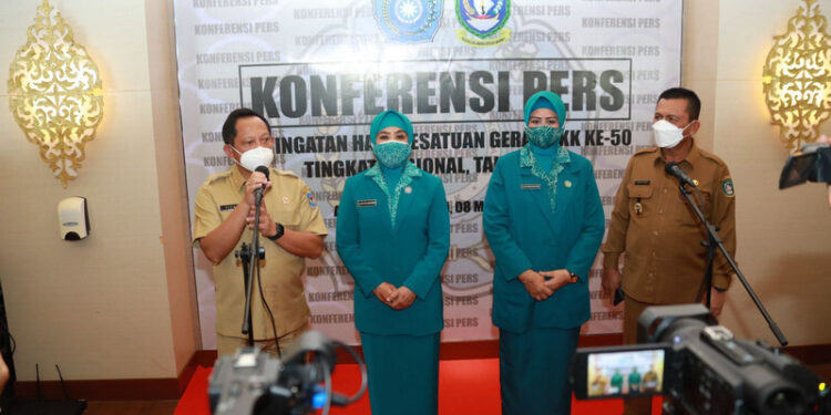 Mendagri Dorong Terlaksananya Program Ketahanan Pangan PKK
