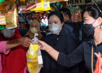 Kunker di Jatim, Puan Cek Harga-Pasokan Minyak Goreng dan Tempe