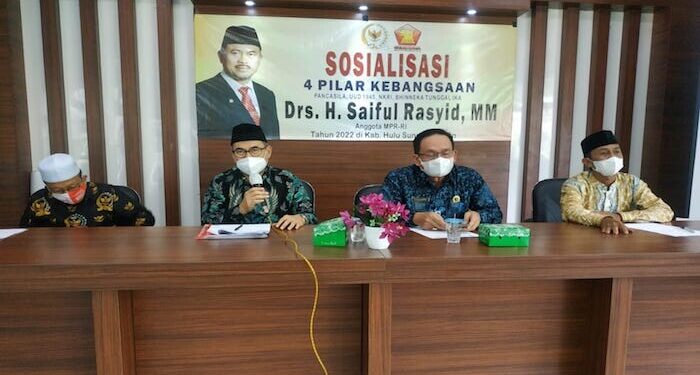 Saiful Rasyid : Sosialisasi Empat Pilar Modal Jaga Persatuan