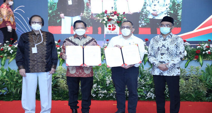 Dukung Pembentukan BRIDA, Mendagri dan Kepala BRIN Tanda Tangani Nota Kesepahaman