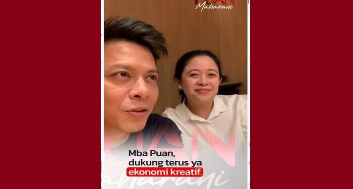 Ajak Masyarakat Dukung Ekonomi Kreatif Bangkit, Puan Ngevlog Bareng Ariel Noah