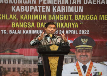 Kemendagri Lakukan Internalisasi Core Values BerAKHLAK bagi ASN di Kabupaten Karimun