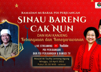 Malam Ini PDIP Bakal Gelar Acara Sinau Bareng Cak Nun dan Kyai Kanjeng