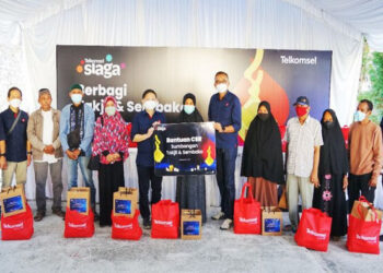 Telkomsel Gelar Kegiatan Berbagi Sembako Ramadhan di Empat Kota