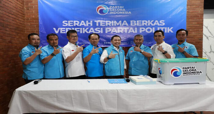 Partai Gelora Mulai Terima Berkas Verifikasi Parpol dari Daerah, DPW Kalsel yang Pertama Menyerahkan