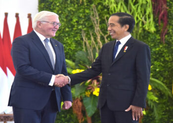 Presiden Jokowi Gelar Pertemuan Bilateral dengan Presiden Jerman di Istana Bogor